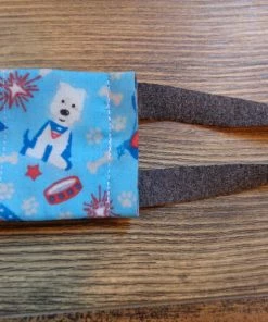 Onlineamericanstore Cloth Face Mask Washable, 3 Layer Reusable Face Covering, Comfortable Nylonspandex Ear Loops, Fashionable, Patriotic, Pet Theme, Adult Size