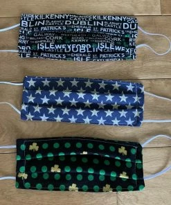 Onlineamericanstore Cloth Face Mask Washable Face Mask Irish Face Mask Patriotic Face Mask