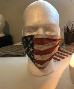 Onlineamericanstore American Flag Face Mask - Adult