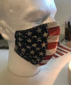 Onlineamericanstore American Flag Face Mask - Adult