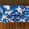 Onlineamericanstore Face Mask, Adult Face Mask, Dog Pattern Face Mask, Patriotic Face Mask