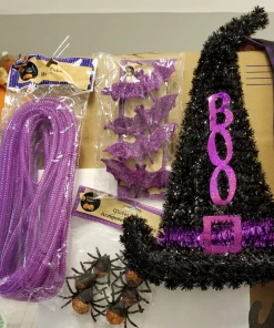 The American Store Witch Wreath, Witch Hat Wreath, Broomstick, Halloween Wreath Decor, Witch Legs Wreath, Burlap Witch Wreath