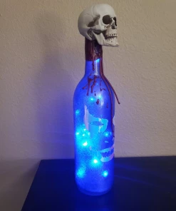 The American Store Halloween Accessories Scary Halloween Lighted Bottle, Halloween Decor, Halloween Gift, Halloween Party, Halloween Light, Scary Decoration, Halloween Display,