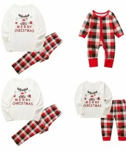 The American Store Brand New Family Matching Set Christmas Pajamas Set Sleepwear Men's Women Kids Baby Sleepwear Nightwear