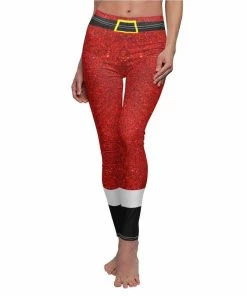 Onlineamericanstore Santa Leggings • Christmas Yoga Pants Womens Clothes, Workout Clothing Gift Christmas Women Clothing