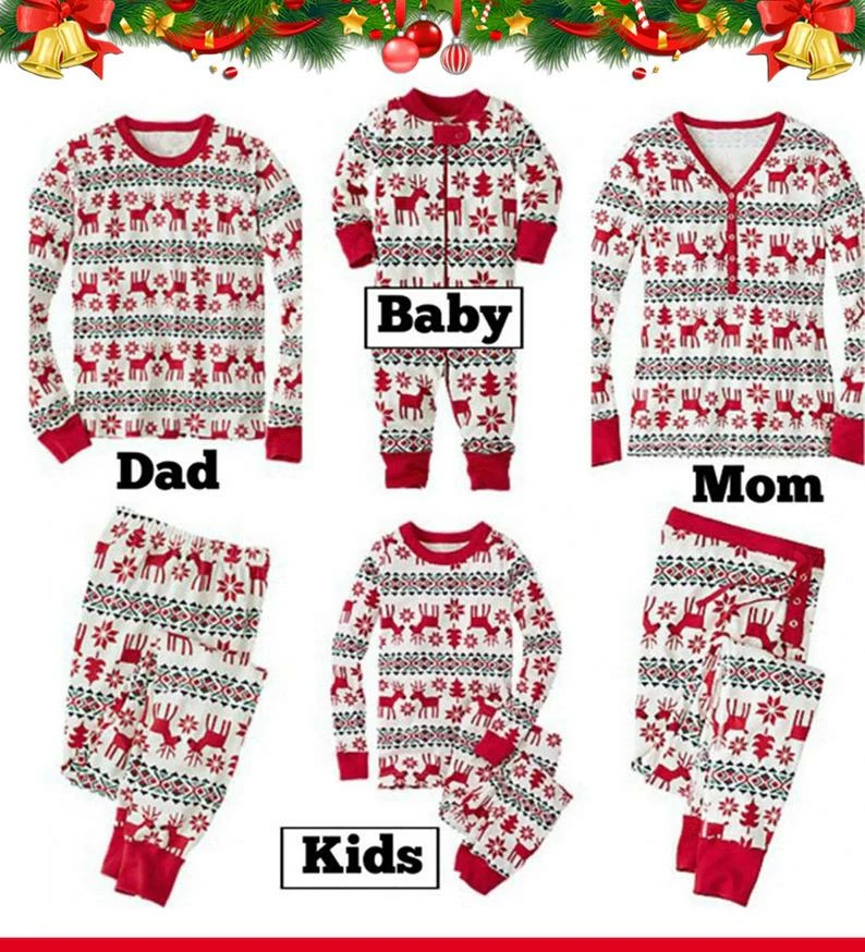 Online American Store Christmas Family Collection Christmas Family Pajamas Dad Mother Mommy Daughter Kid Baby Matching Outfits Xmas Pajamas Suit Family Matching Outfits 5 Online American Store Christmas Family Collection Christmas Family Pajamas Dad Mother Mommy Daughter Kid Baby Matching Outfits Xmas Pajamas Suit Family Matching Outfits