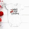 Onlineamericanstore Baby's First Christmas Bodysuit