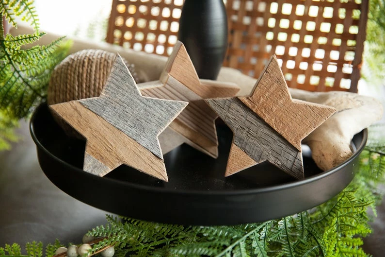 Online American Store Wooden Wall Stars, Reclaimed Wood Stars, Christmas Decor, Christmas Gift 4 Online American Store Wooden Wall Stars, Reclaimed Wood Stars, Christmas Decor, Christmas Gift