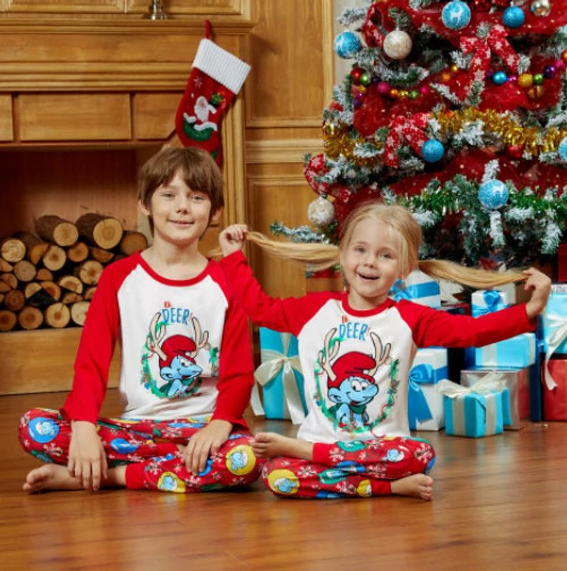 The American Store 2018 New Christmas Pajamas Set Family Matching Outfits Xmas HO Letter Plaid Mother Father Kid Family Set Cotton Family Clothing 6 The American Store 2018 New Christmas Pajamas Set Family Matching Outfits Xmas HO Letter Plaid Mother Father Kid Family Set Cotton Family Clothing