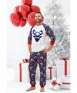 Furui Co,LTD Store Family Match Christmas Pajamas Set Bear Printed New Mama Papa Kid Baby Sleepwear Nightwear Homewear Family Matching Pjs Outfits Christmas Family Collection