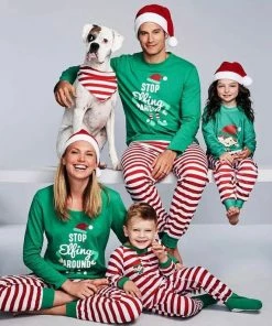 The American Store FAMILY MATCHING CHRISTMAS PAJAMAS SET XMAS ADULT MEN WOMEN BABY KIDS SLEEPWEAR NIGHTWEAR 2017 NEW HOT SALE FAMILY MATCH PJS SET Christmas Family Collection