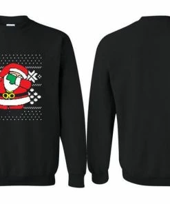 Beauty Clothing 289 Christmas Mens Clothing Fashion Mens Sweaters European Style Slim Jacquard Christmas Santa Clause O-Neck Long Sleeve Knit Man Casual Clothing