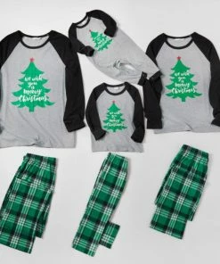 FREEDOMN Store Christmas Family Matching Outfits Parent-child Clothes Set Pajama Long Sleeve Adult Kids T-shirt Pants Soft Home Sleep Nightwear