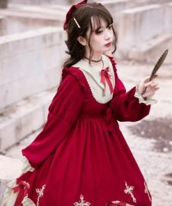 The American Store Lolita Fashion Womens Dress Vintage Santa Female Christmas 1950s Retro Xmas Party Womens A-Line Dresses 6 The American Store Lolita Fashion Womens Dress Vintage Santa Female Christmas 1950s Retro Xmas Party Womens A-Line Dresses