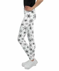 The American Store Christmas Women Clothing Snowflakes Kids Leggings, Christmas Leggings, Youth Pants, Girl's Leggings, Gymnastic Pants, Christmas Outfit, Toddler Pants, Kids' Pants