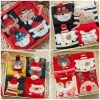 Online American Store 4 Pairs Cute Women Lovely Christmas Socks Cartoon Style Fashion Cotton Printing Socks Floor Socks Christmas Gift For Family Christmas Women Clothing