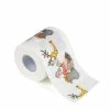 The American Store Christmas Roll Paper Printed Santa Claus And Elk Hot New Reindeer Christmas Toilet Paper Tissue Christmas Decorations For Home