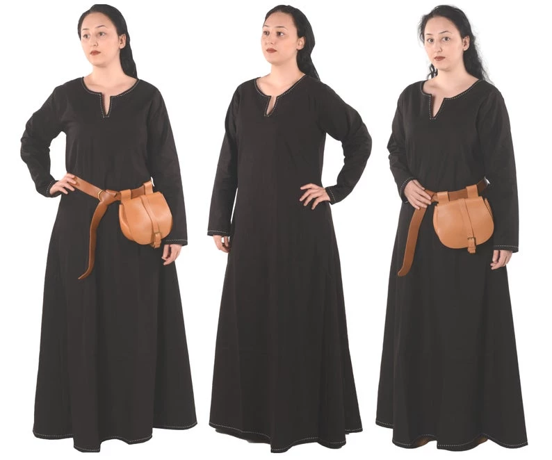 Eraspooky Official Store Couple Halloween Costume Medieval Underdress, Viking Dress Woman, Viking Dress, Cotton Medieval Dress, Underdress 10 Eraspooky Official Store Couple Halloween Costume Medieval Underdress, Viking Dress Woman, Viking Dress, Cotton Medieval Dress, Underdress