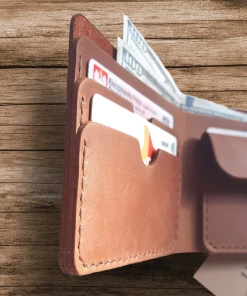 TruthTreasuresMil Personalized Wallet. Engraved American Flag Wallet. Minimalist Front Pocket Leather Wallet For Men. Custom Bifold Wallet. Patriotic Gifts