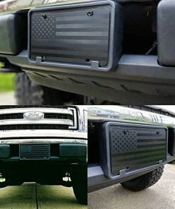 The American Store Tactical American Flag License Plate