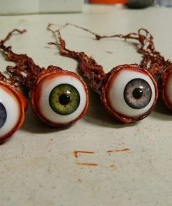 Onlineamericanstore Halloween Prop - Realistic Human Ripped Out Eyeball - 4 Colors To Choose From Update Your Settings