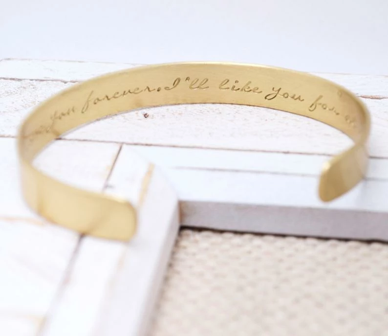 Onlineamericanstore Custom Name Accessories Personalized Brass Cuff Bracelet, Wedding Gift For Mom, Mother Wedding Gift, Inspirational Gift, Wedding Bridal, Mother Of Bride Gift 3 Onlineamericanstore Custom Name Accessories Personalized Brass Cuff Bracelet, Wedding Gift For Mom, Mother Wedding Gift, Inspirational Gift, Wedding Bridal, Mother Of Bride Gift