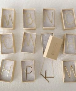 Onlineamericanstore Large Initial Necklace Oversized Letter Alphabet Personalized Sideways Oversize Shower Wedding Bestseller Teacher Emily Henderson Graduation Update Your Settings