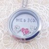 Onlineamericanstore Me And You Floating Locket, Me And You Necklace, Wife Locket, Wife Necklace, Wife Anniversary Gift, Couples Locket, Bridal Shower Gift Gift Collection