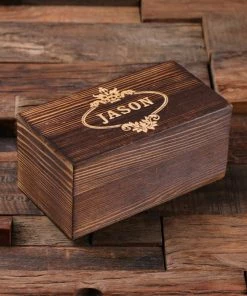 Onlineamericanstore Personalized Gentleman's Gift Set Cuff Links, Money Clip, Tie Clip Groomsmen, Father's Day And Dad Men Boyfriend Christmas (025332) Gift Collection