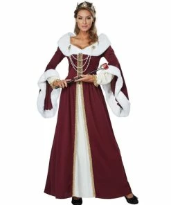 Online American Store Couple Halloween Costume Luxurious Halloween Royal Retro Couple Costumes European Court King Queen Cosplay Clothing Christmas Party Costume For Couple