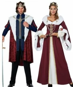 Online American Store Couple Halloween Costume Luxurious Halloween Royal Retro Couple Costumes European Court King Queen Cosplay Clothing Christmas Party Costume For Couple 12 Online American Store Couple Halloween Costume Luxurious Halloween Royal Retro Couple Costumes European Court King Queen Cosplay Clothing Christmas Party Costume For Couple