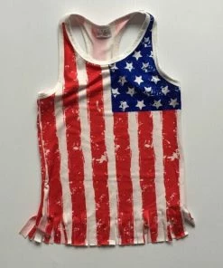 Girlymax No.2 Store Kids Clothing New July 4th Summer Baby Girls Clothes Navy Red Stripes Stars Cotton Top Shirts Raglans Boutique Mommy & Me Family Look Tassels