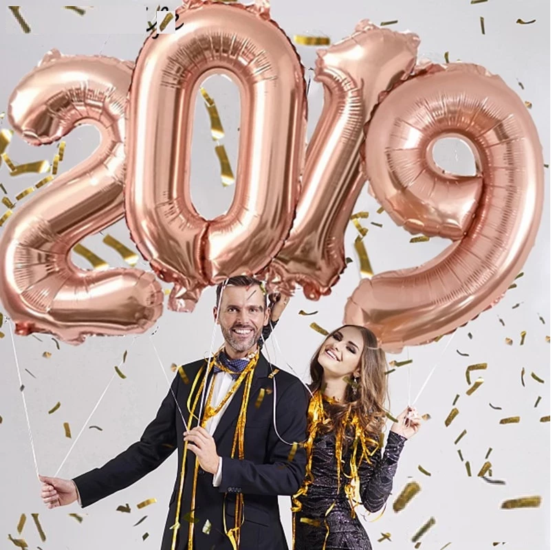 Online American Store 4Pcs 16inch Rosegold Number 2019 Foil Balloons Happy New Year Party Decor Brithday Celebration Supplies 3 Online American Store 4Pcs 16inch Rosegold Number 2019 Foil Balloons Happy New Year Party Decor Brithday Celebration Supplies