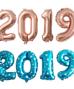 Online American Store 4Pcs 16inch Rosegold Number 2019 Foil Balloons Happy New Year Party Decor Brithday Celebration Supplies 19 Online American Store 4Pcs 16inch Rosegold Number 2019 Foil Balloons Happy New Year Party Decor Brithday Celebration Supplies