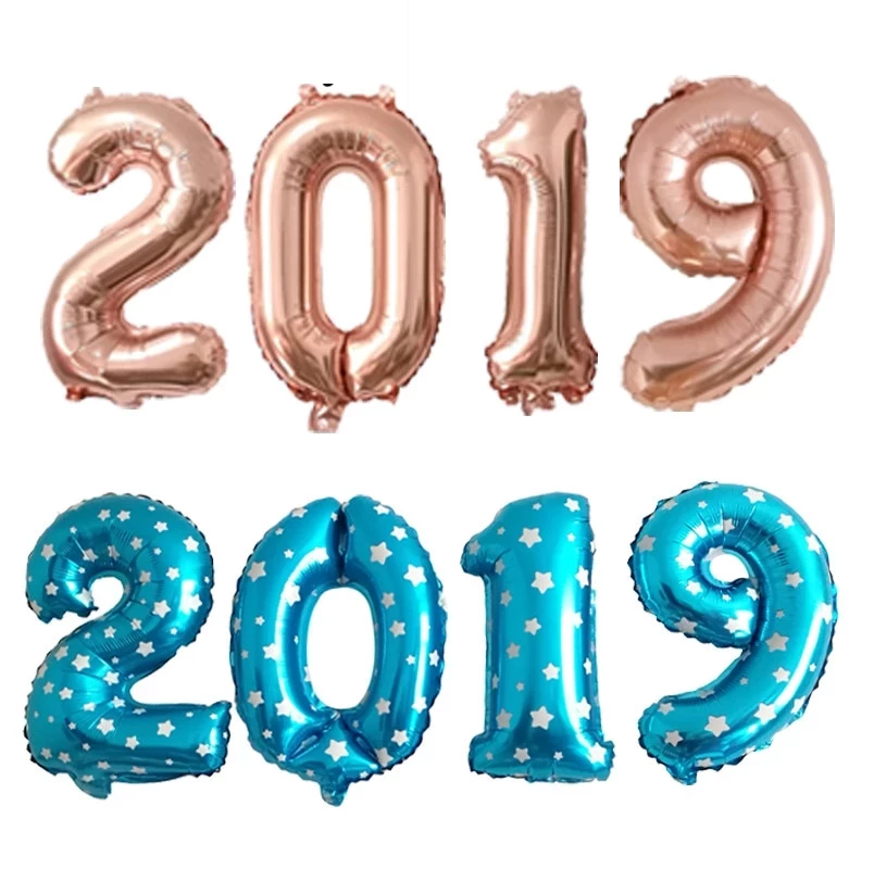 Online American Store 4Pcs 16inch Rosegold Number 2019 Foil Balloons Happy New Year Party Decor Brithday Celebration Supplies 9 Online American Store 4Pcs 16inch Rosegold Number 2019 Foil Balloons Happy New Year Party Decor Brithday Celebration Supplies