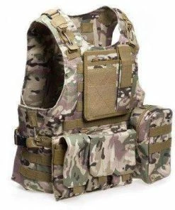 Life Lies In Movement Store Tactical Vest Amphibious Battle Military Molle Waistcoat Combat Assault Plate Carrier Vest Hunting Protection Vest Camouflage