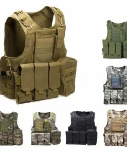 Life Lies In Movement Store Tactical Vest Amphibious Battle Military Molle Waistcoat Combat Assault Plate Carrier Vest Hunting Protection Vest Camouflage