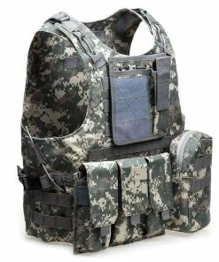 Life Lies In Movement Store Tactical Vest Amphibious Battle Military Molle Waistcoat Combat Assault Plate Carrier Vest Hunting Protection Vest Camouflage