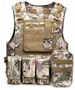 Life Lies In Movement Store Tactical Vest Amphibious Battle Military Molle Waistcoat Combat Assault Plate Carrier Vest Hunting Protection Vest Camouflage