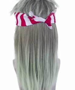 The American Store Freedom Mullets Headband Wig - Red, White, And Mullet Unisex Mullet Wig 70s 80s
