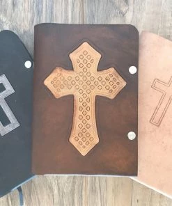 The American Store Handmade Leather Bible Cover | KJV Pocket Size Military Bible For Christian Gift Religious Bible Covers & Accessories