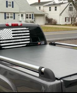 The American Store Distressed Pledge Flag Vinyl Decal USA American Flag Decal Pledge Of Allegiance Truck Back Window Flag Patriotic Stickers