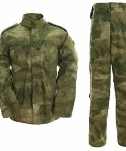 The American Store Military Clothing & Accessories LANBAOSI Men's Tactical Jacket And Pants Military Camo Hunting ACU Uniform 2PC Set Army Multicam Apparel Suit