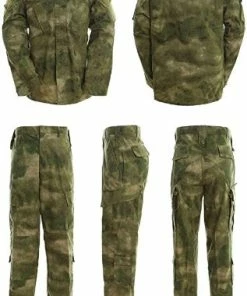 The American Store Military Clothing & Accessories LANBAOSI Men's Tactical Jacket And Pants Military Camo Hunting ACU Uniform 2PC Set Army Multicam Apparel Suit
