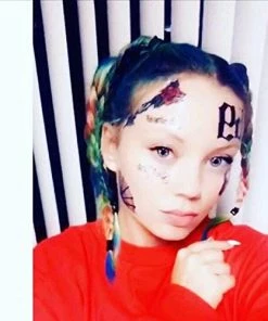 The American Store Halloween Temporary Tekashi69 Tattoos Tekashi 69 Neck Temporary Tattoo Set - Tekashi69 Halloween Costume | Rappers Temporary Tattoos