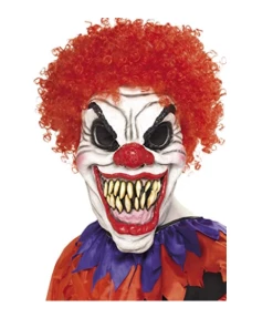 The American Store Halloween Mask Scary Clown Latex Full Face Mask Big Mouth Red Hair Nose Cosplay Horror Masquerade Adult Ghost Party For Props Halloween Costumes 9 The American Store Halloween Mask Scary Clown Latex Full Face Mask Big Mouth Red Hair Nose Cosplay Horror Masquerade Adult Ghost Party For Props Halloween Costumes