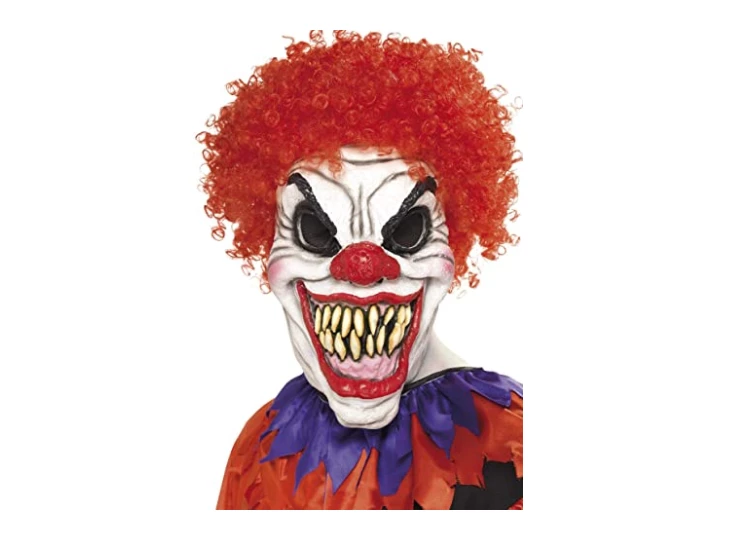 The American Store Halloween Mask Scary Clown Latex Full Face Mask Big Mouth Red Hair Nose Cosplay Horror Masquerade Adult Ghost Party For Props Halloween Costumes 6 The American Store Halloween Mask Scary Clown Latex Full Face Mask Big Mouth Red Hair Nose Cosplay Horror Masquerade Adult Ghost Party For Props Halloween Costumes