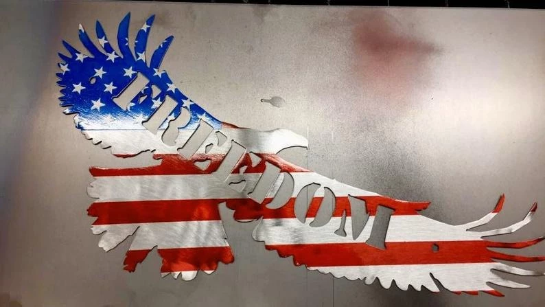 The American Store Freedom Sign, American Flag Wall Art, Wood Wall Art, Rustic American Flag, Patriotic Wall Art, Wooden Wall Art, American Flag Decor 3 The American Store Freedom Sign, American Flag Wall Art, Wood Wall Art, Rustic American Flag, Patriotic Wall Art, Wooden Wall Art, American Flag Decor