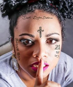 The American Store 21 Savage Temporary Face Tattoos Set - Best For Halloween Costume | Skin Safe Halloween Temporary Tekashi69 Tattoos